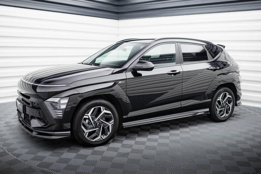 Voorlip sideskirt spoiler diffuser - Hyundai Kona N-Line 22+, Ophalen of Verzenden