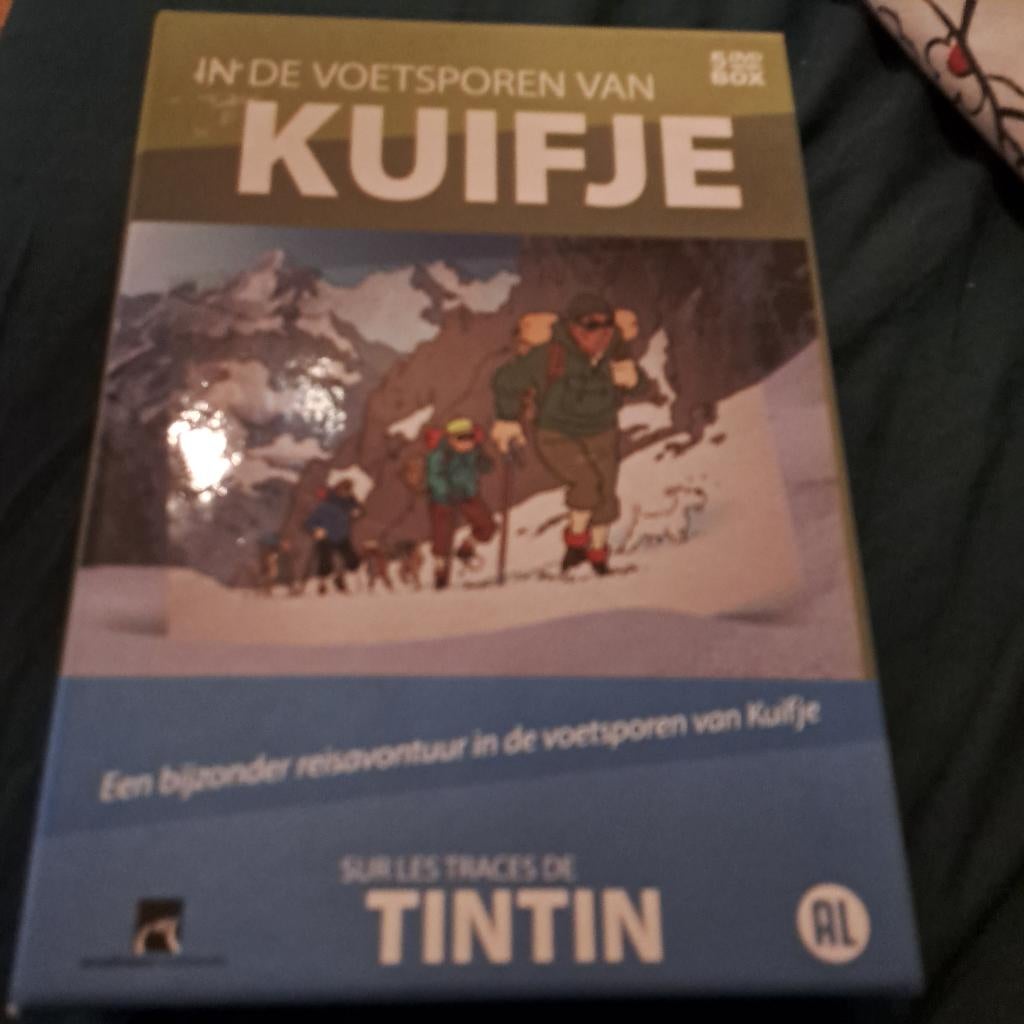 in de voetsporen van kuifje, Cd's en Dvd's, Dvd's | Tekenfilms en Animatie, Europees, Gebruikt, Tekenfilm, Alle leeftijden