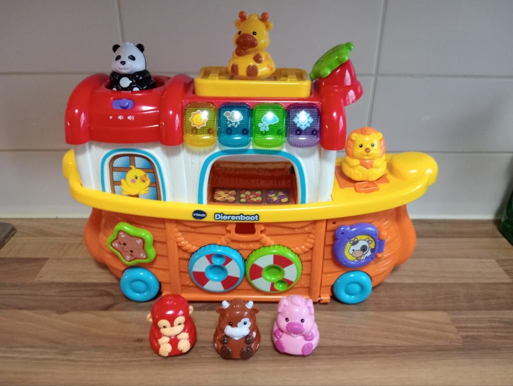 Vtech dieren boot., Kinderen en Baby's, Speelgoed | Vtech, Ophalen of Verzenden, Zo goed als nieuw, 6 maanden tot 2 jaar