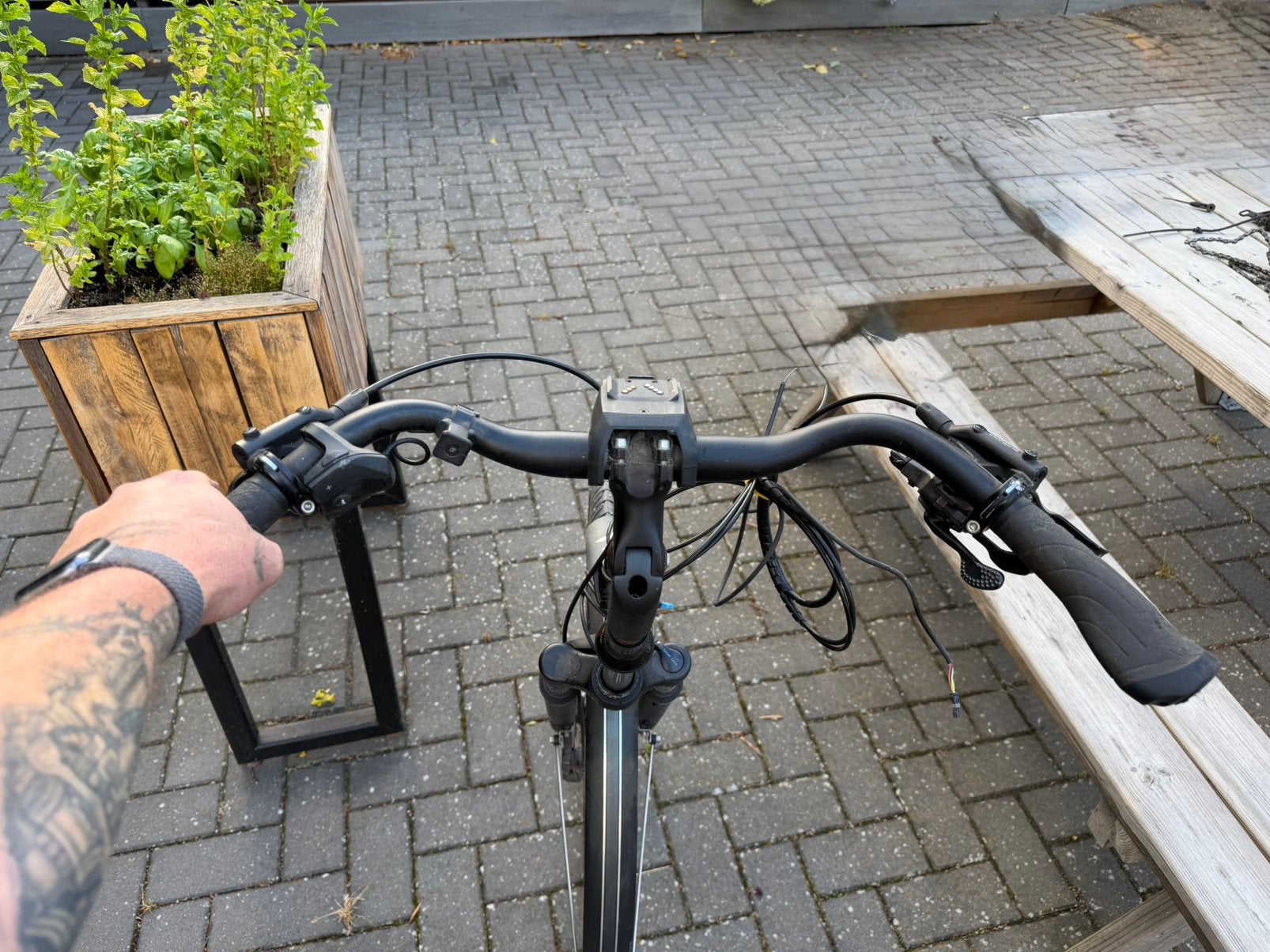 E-bike stuur, incl. Voorvork en voorwiel van een Victoria, Gebruikt, Stuur, Aluminium, Ophalen