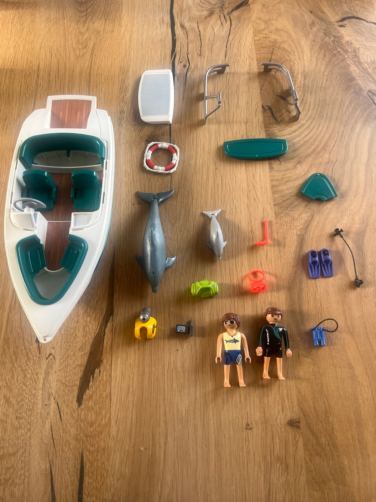 Playmobil Speedboot met dolfijnen en duikers, Ophalen, Gebruikt, Jongen of Meisje