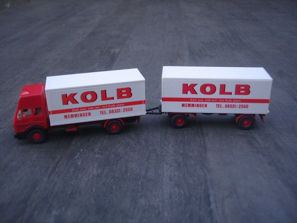 MB trekker/aanhanger Kolb, Wiking H0, Ophalen of Verzenden, Nieuw, Bus of Vrachtwagen, Wiking