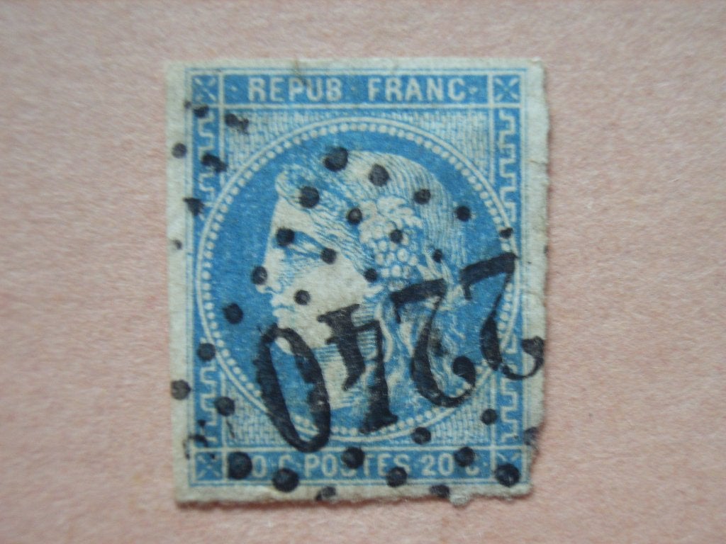 BK   Frankrijk 45, Ophalen of Verzenden, Gestempeld