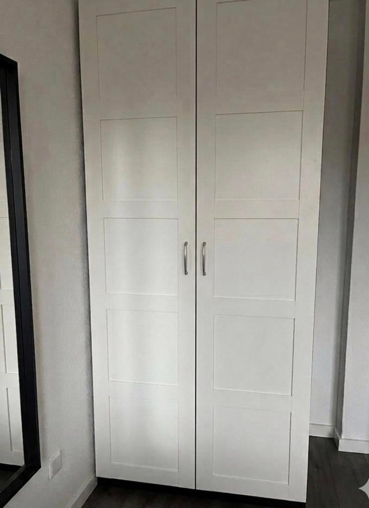 Ikea Pax kast met deuren en hangruimte, Ophalen, Gebruikt, Overige materialen, 100 tot 150 cm