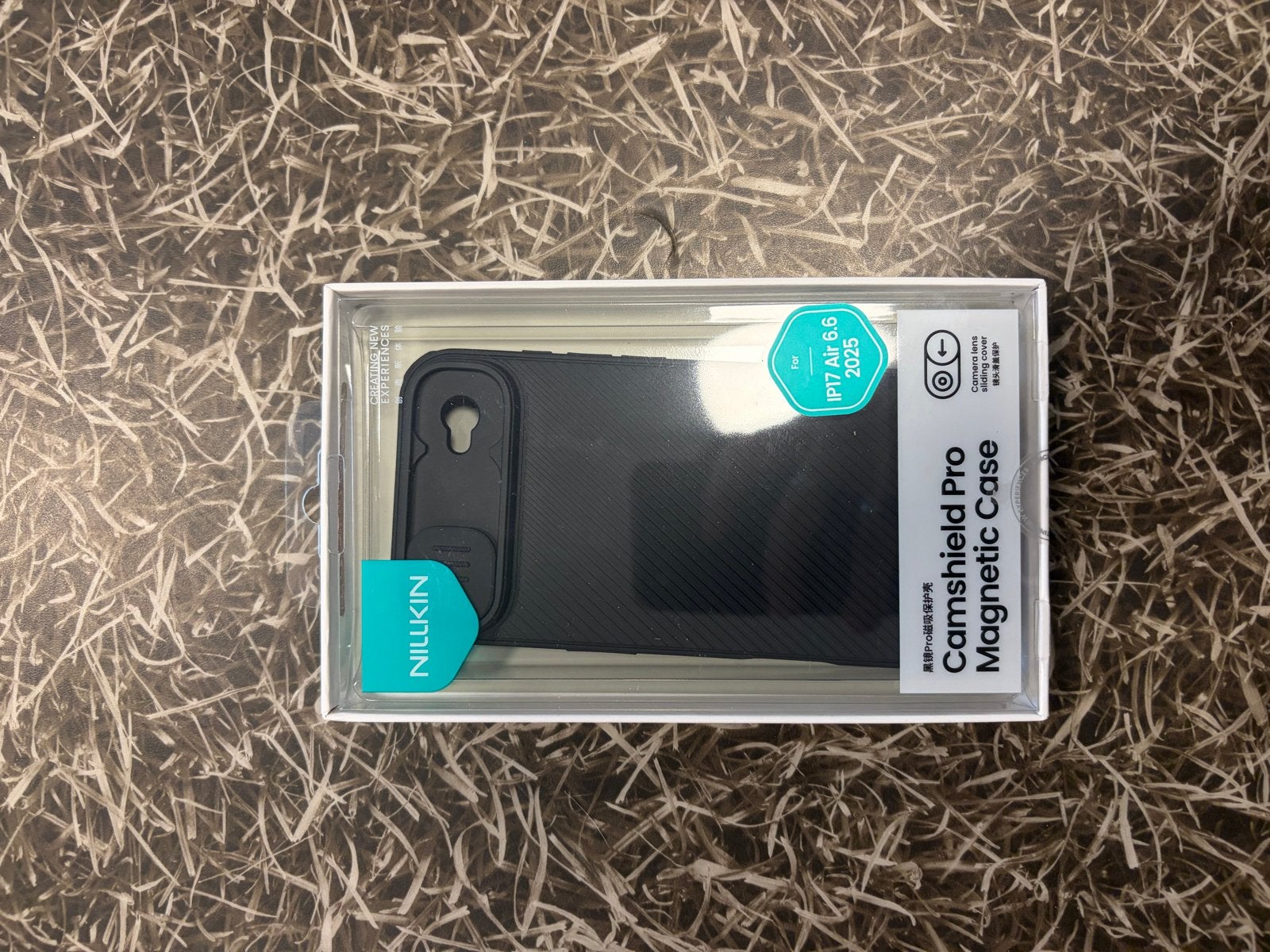 NILLKIN Camshield Pro Magnetisch Hoesje voor iPhone 17 Air, Kunststof, IPhone 17, Zwart, MagSafe
