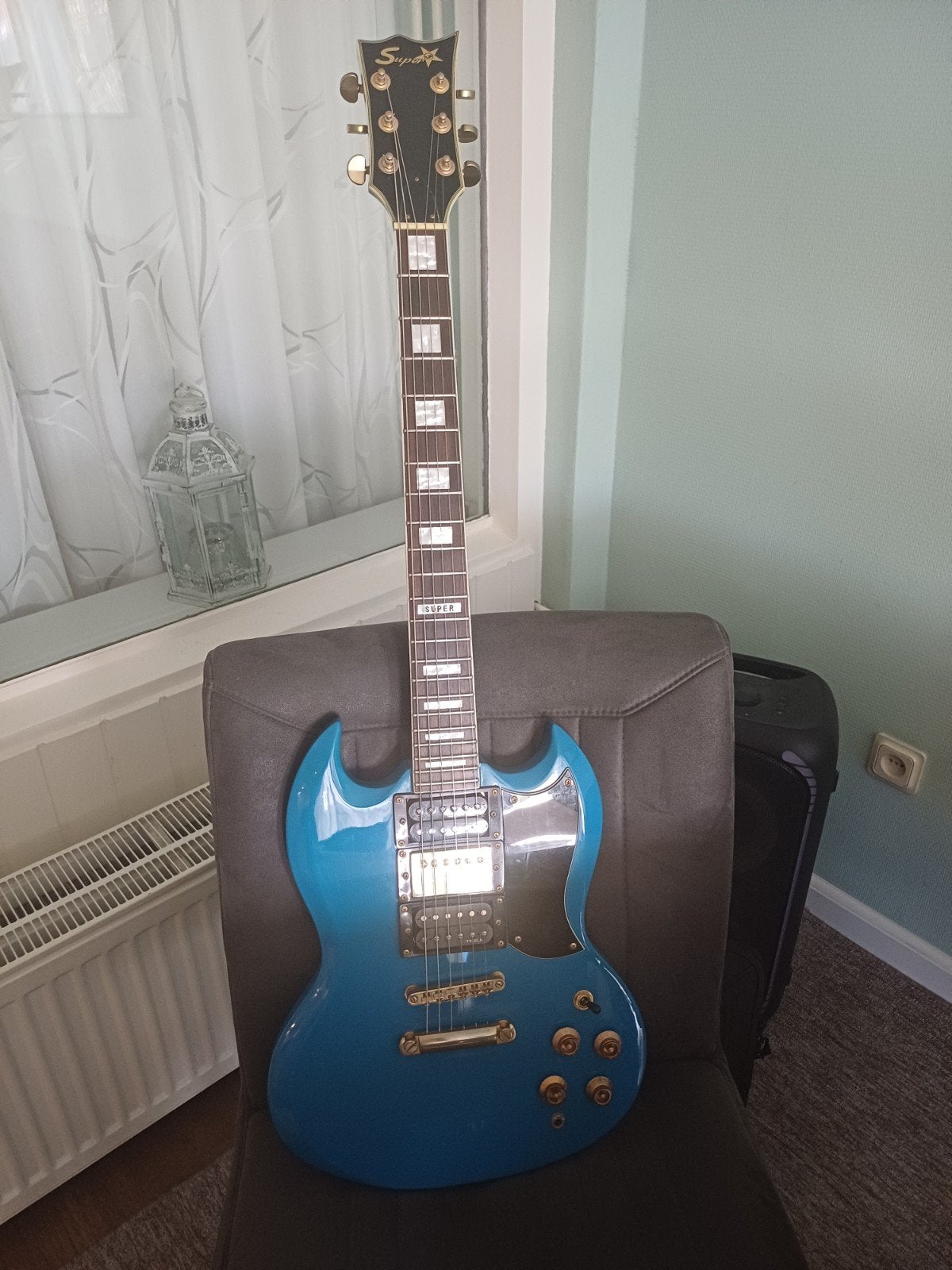 SG Custom Koreaanse bouw (Super 3 / ESP), Ophalen, Gebruikt, Solid body, Overige merken