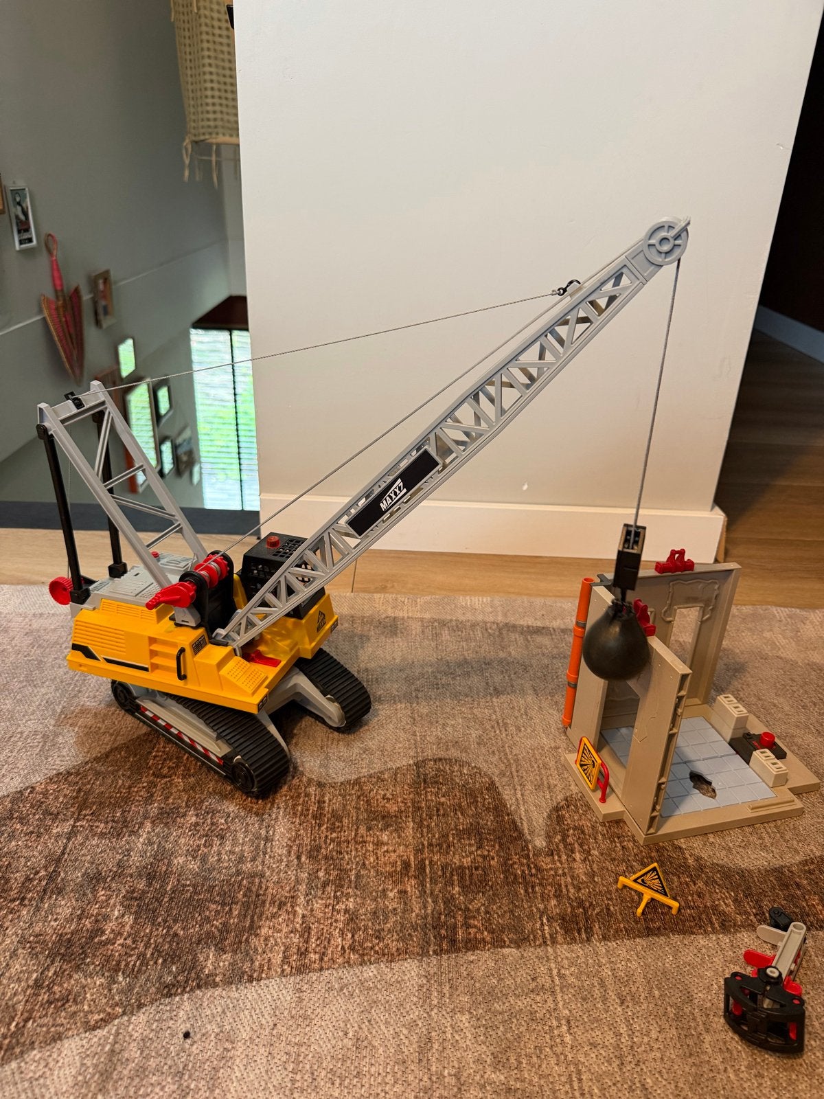 Playmobil 70442 Kraan met Sloopkogel - City Action, Ophalen, Complete set, Voertuig, Zo goed als nieuw