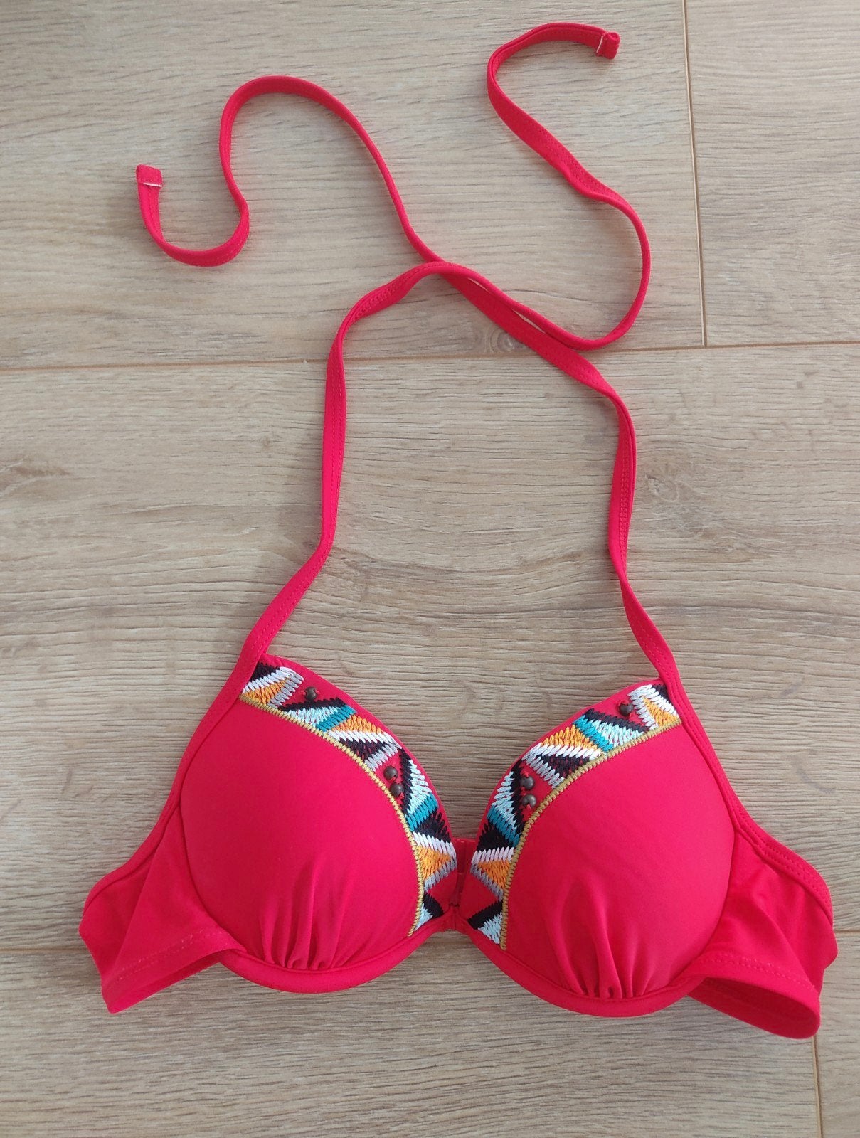 Hunkemöller - Bikini top rood - mt 70a, Verzenden, Zo goed als nieuw, Bikini, Hunkemöller