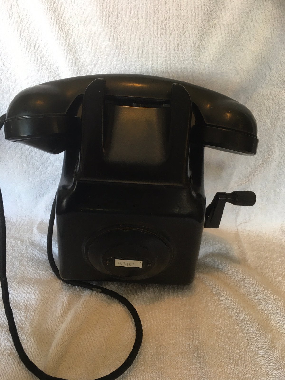 Bakelieten inducter Wand Telefoon voor nood gevallen, Verzamelen, Ophalen of Verzenden, Nederland