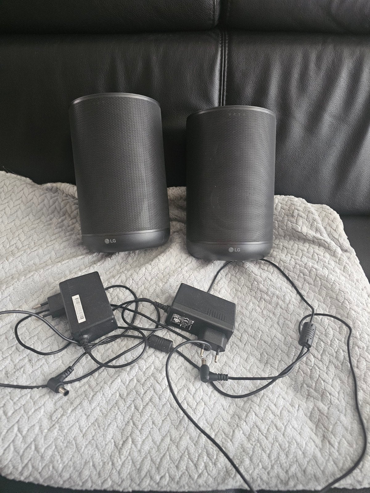 2x LG wk7 Speakers werken met google home en Bluetooth., Bluetooth, Ophalen, Gebruikt, Slimme speaker