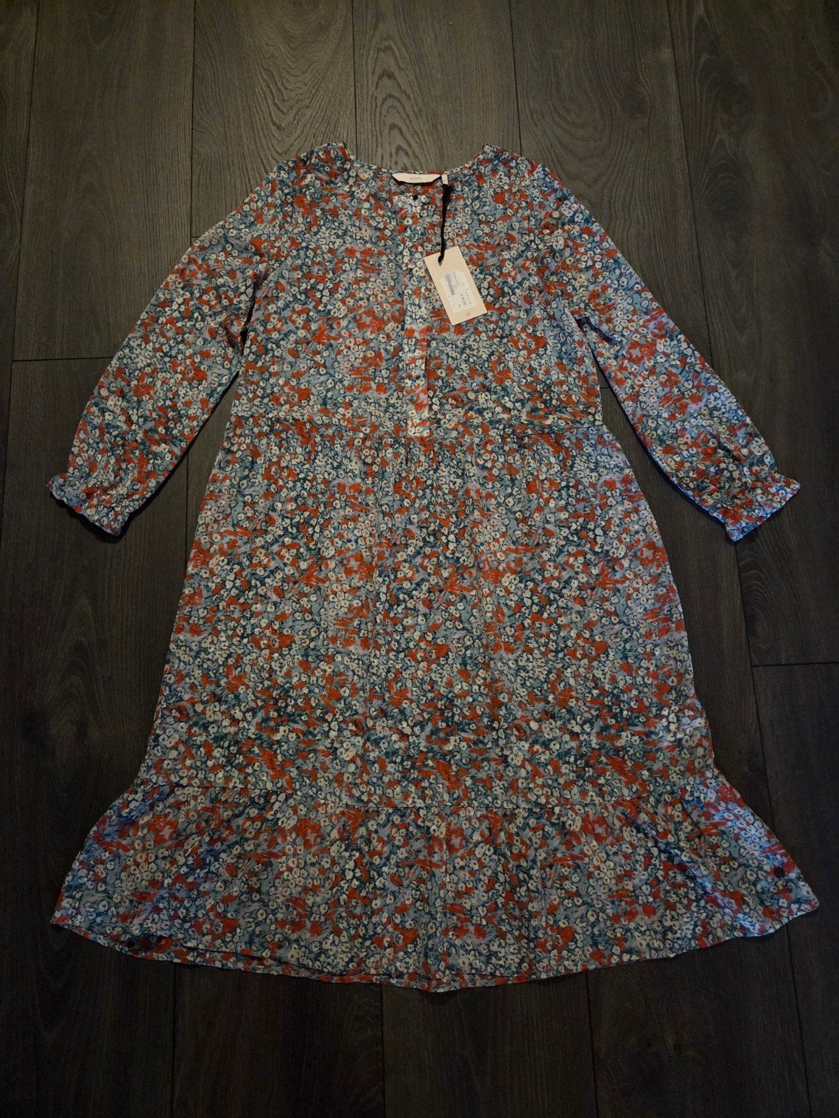 Nümph - jurk print, Kleding | Dames, Maat 38/40 (M), Blauw, Nieuw, Ophalen of Verzenden