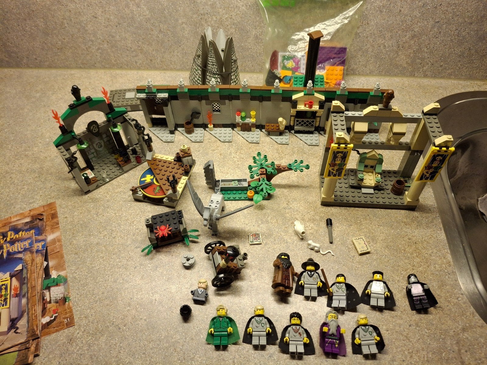 Lego Harry Potter sets plus poster., Ophalen of Verzenden, Gebruikt
