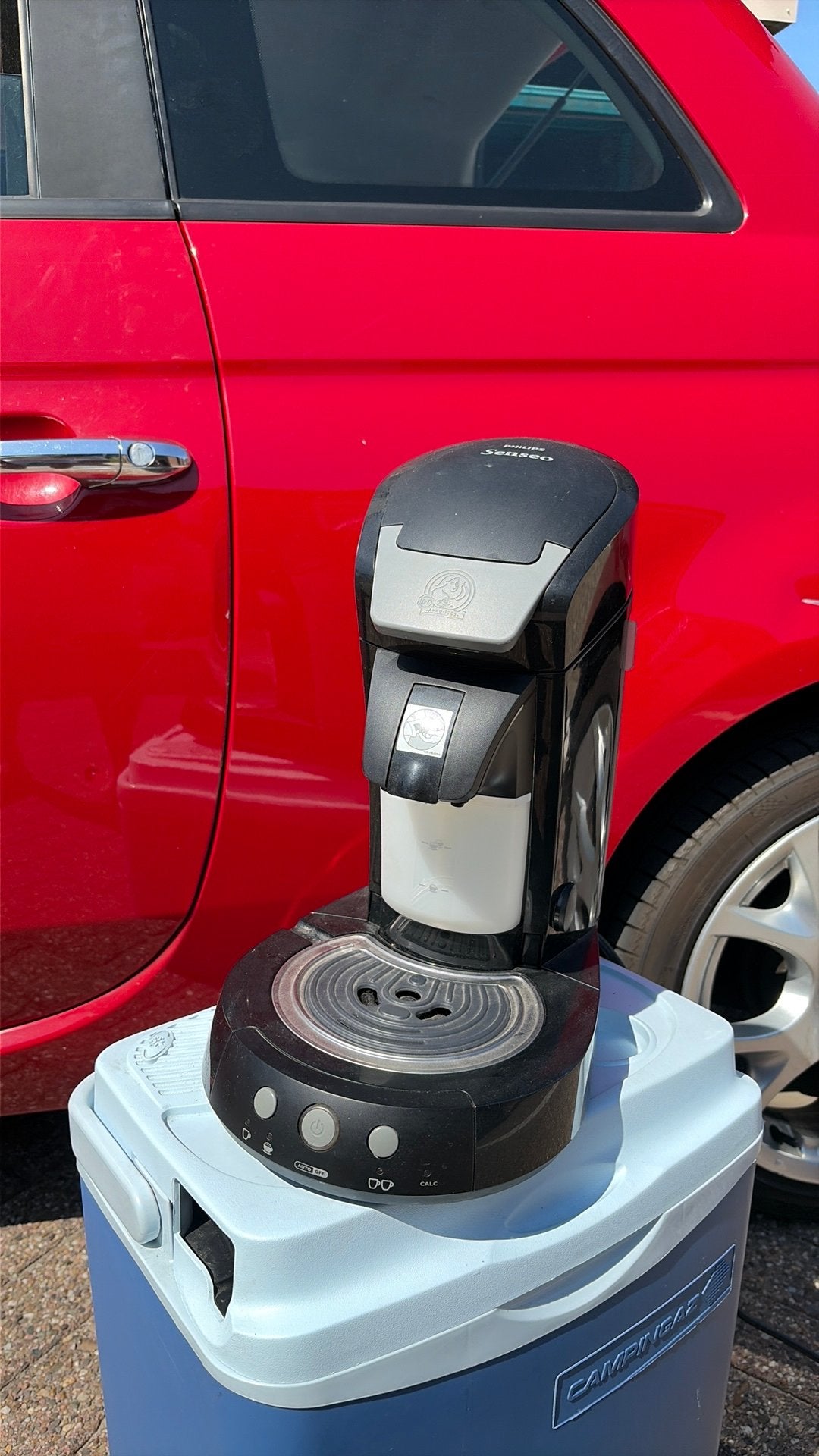 Philips Senseo koffiezetapparaat met melkdispenser, Witgoed en Apparatuur, Koffiezetapparaten, Ophalen, Gebruikt, Koffiemachine