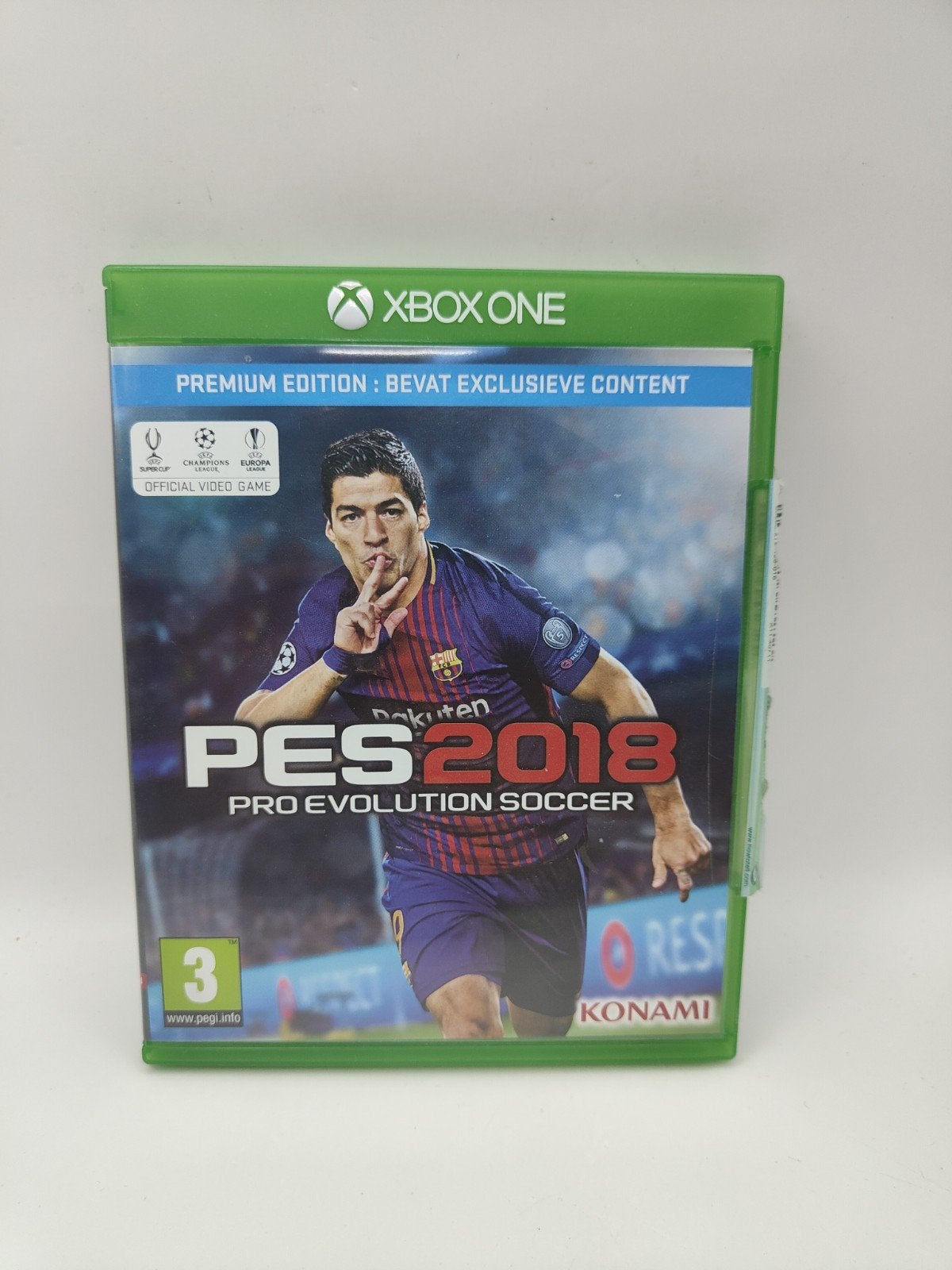 PES 2018 Pro Evolution Soccer Xbox One MET KAARTEN, Online, 2 spelers, Ophalen of Verzenden, Zo goed als nieuw