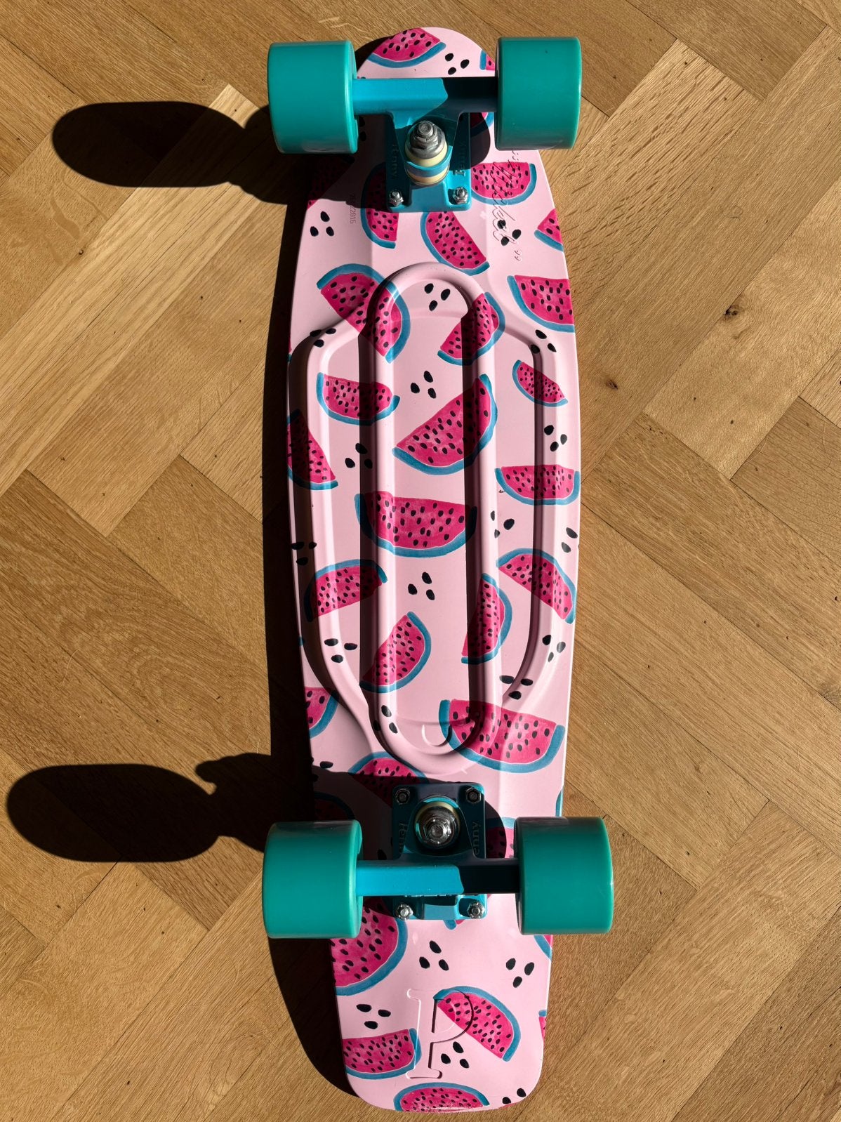 Penny board watermeloen 27”, Ophalen, Zo goed als nieuw