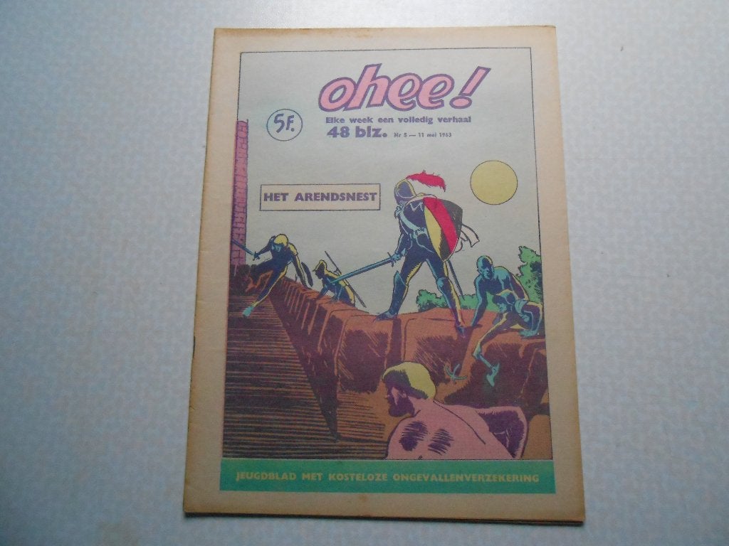 Ohee 5 Het arendsnest 1963., Jean-Pol, Eén stripboek, Nieuw, Ophalen of Verzenden