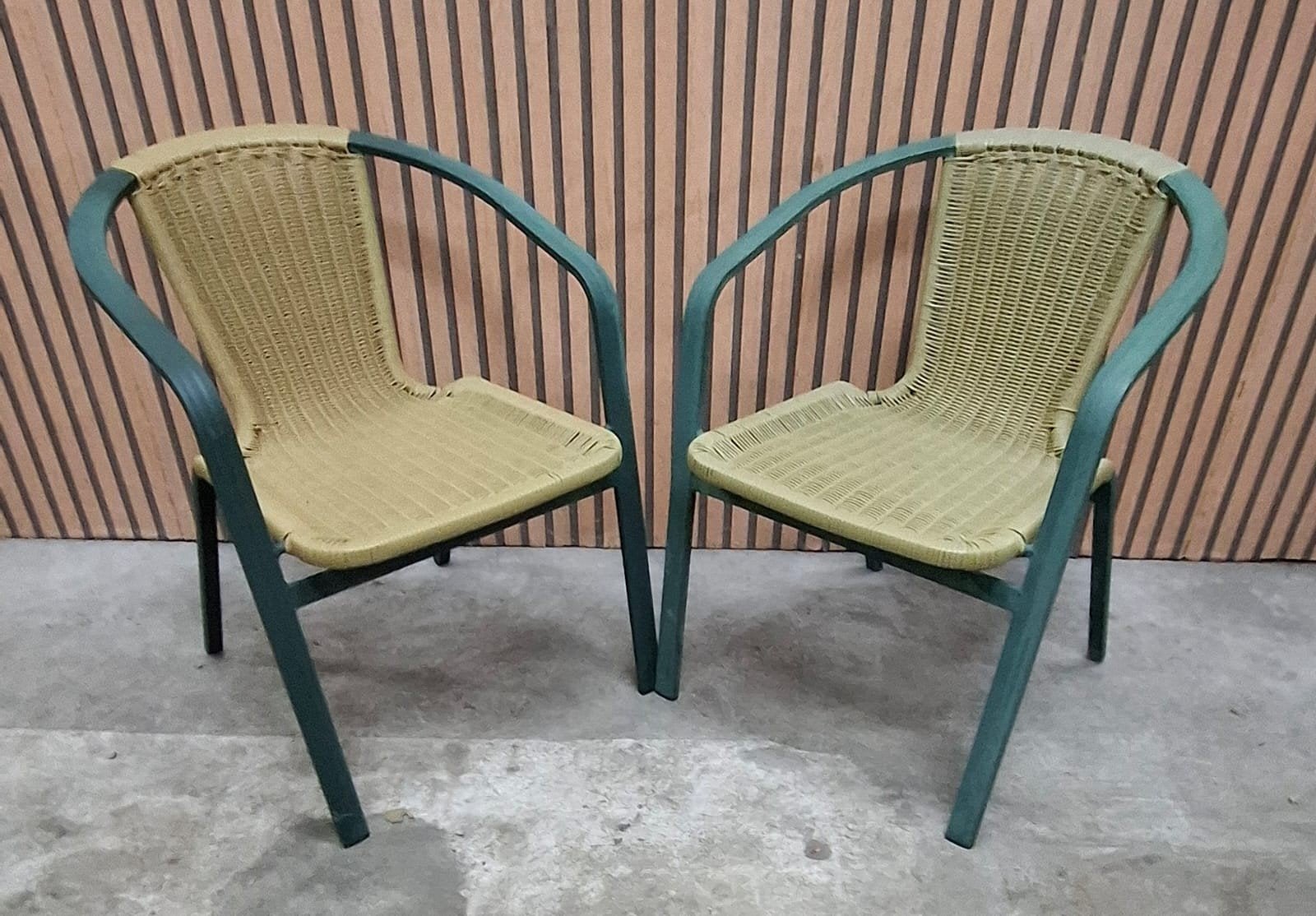 5 x Aluminium terrasstoelen bistro cafe terras stoelen tuin, Ophalen of Verzenden, Zo goed als nieuw, Overige kleuren, Vijf, Zes of meer stoelen
