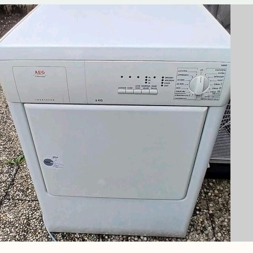 AEG Lavatherm Luchtafvoer Wasdroger 6 kg - Goedwerkend, Ophalen, 6 tot 8 kg, Gebruikt, Luchtafvoer