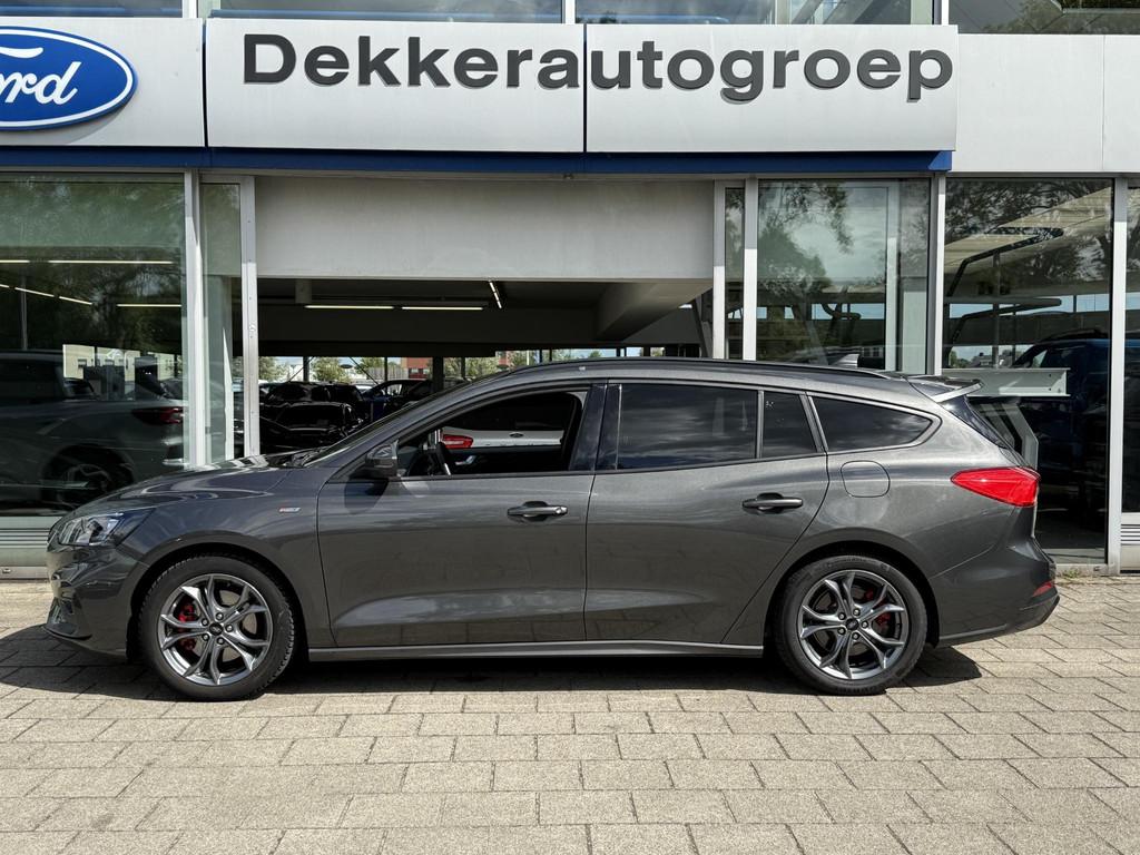 Ford Focus Wagon 1.0 EcoBoost Hybrid ST Line X Business, Auto's, Stof, Gebruikt, Origineel Nederlands, Zilver of Grijs