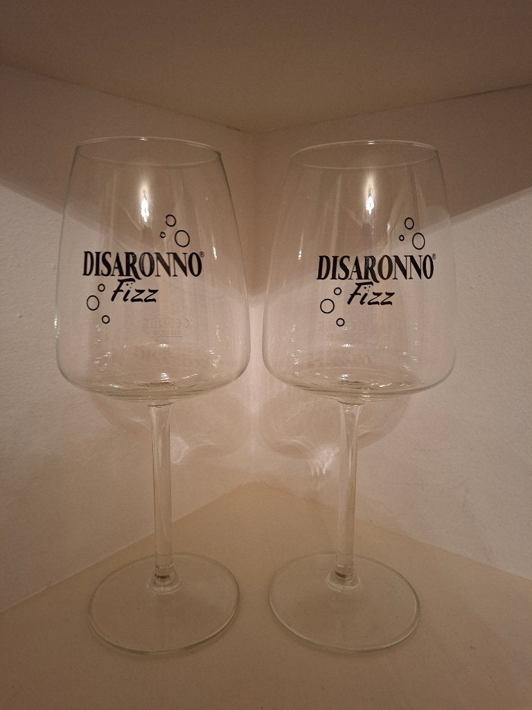 Disaronno Fizz glazen, Verzamelen, Glas en Borrelglaasjes, Ophalen of Verzenden, Zo goed als nieuw, Overige typen