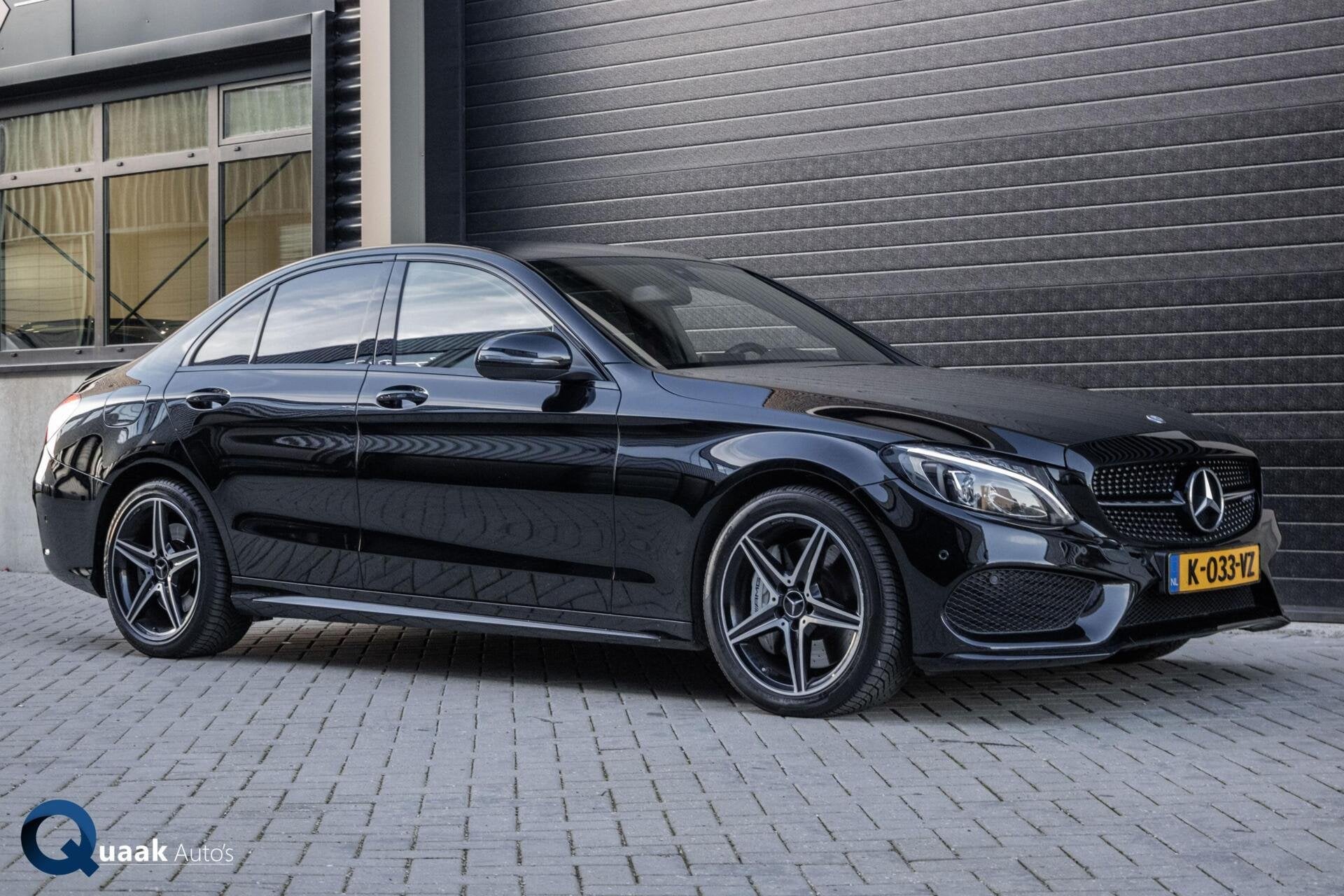 Mercedes-Benz C-klasse C43 AMG 4MATIC | COMPLETE HISTORIE |, Auto's, Euro 6, 367 pk, Leder, Bedrijf