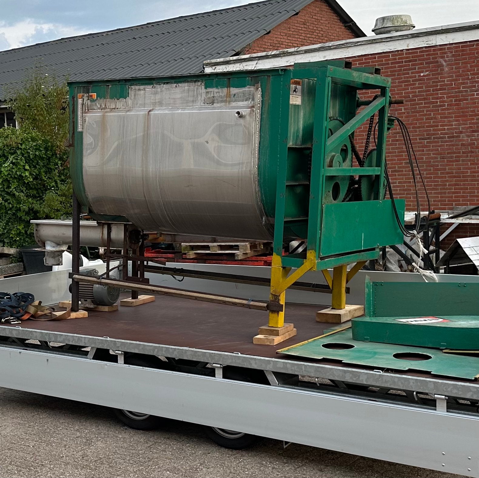 Rvs Extruder mengmachine peddelmenger 2 kuub, Ophalen of Verzenden