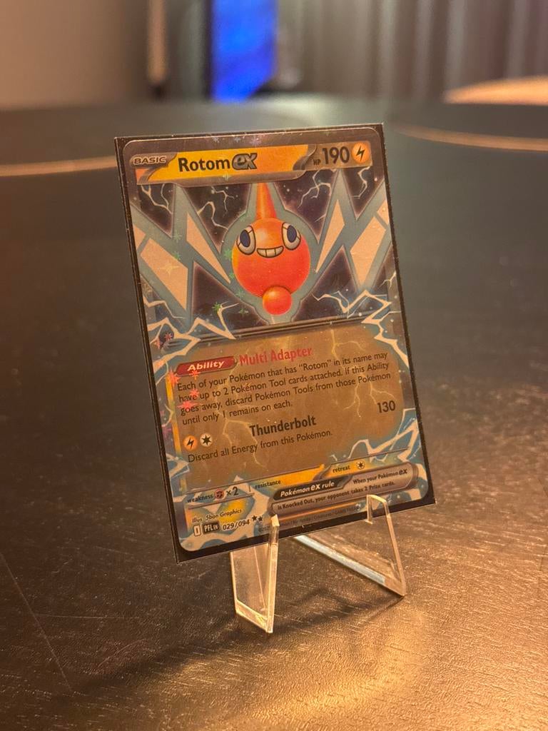 Pokémon Kaart: Rotom ex (029/094) - Zeldzaam!, Ophalen of Verzenden, Zo goed als nieuw, Losse kaart