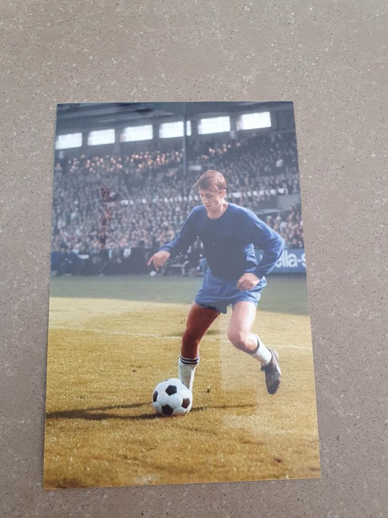 Johan Cruijff Ajax, Verzamelen, Ophalen of Verzenden, Zo goed als nieuw, Ajax, Poster, Plaatje of Sticker