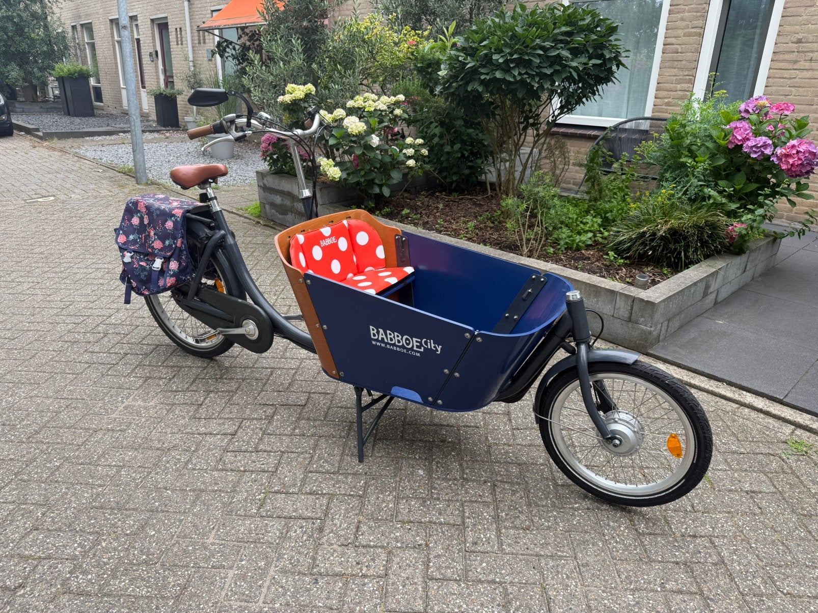 Elektrische Babboe City bakfiets 🚲 ✅, Fietsen en Brommers, Fietsen | Bakfietsen, Overige merken, Gebruikt, Elektrisch, Ophalen of Verzenden