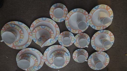 camping mepal servies, Caravans en Kamperen, Kampeeraccessoires, Ophalen of Verzenden, Gebruikt