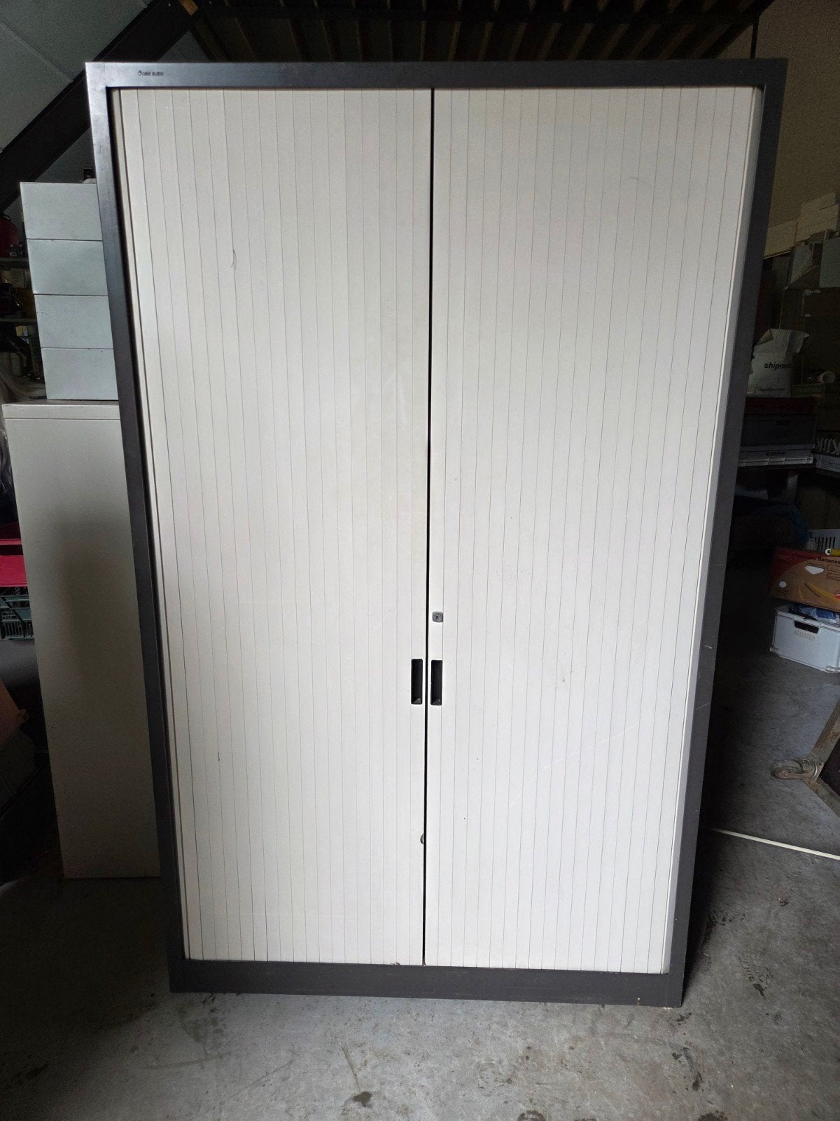 Industriële kast Van Blerk Archiefkast met roldeuren, Ophalen, Gebruikt, 25 tot 50 cm