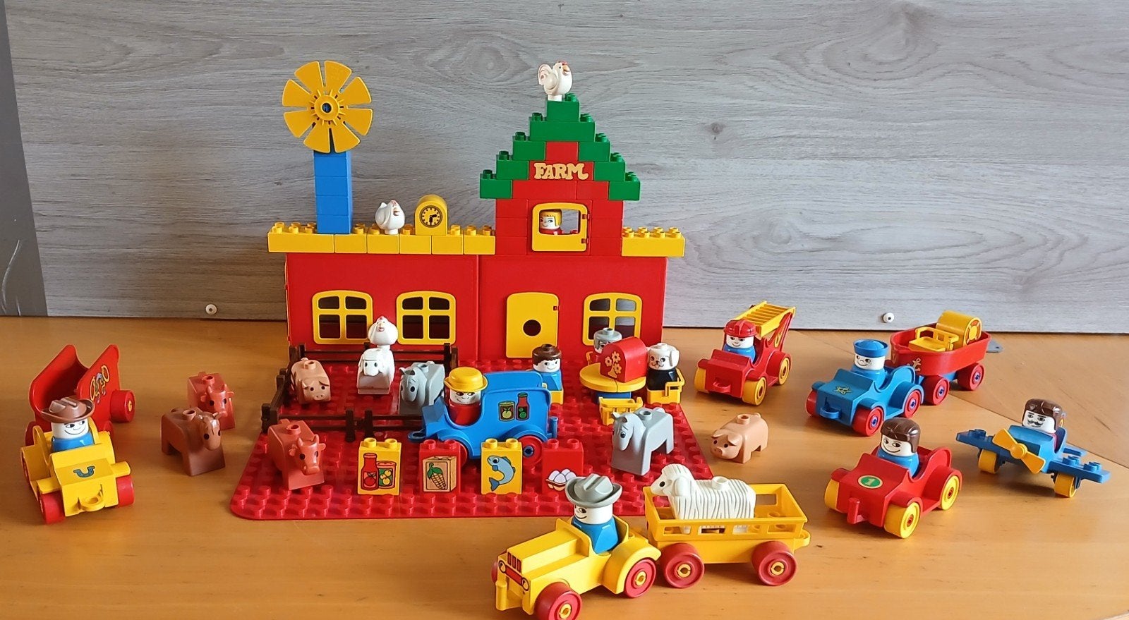 Duplo Vintage 2650 Boerderij met veel extra's, Ophalen of Verzenden, Gebruikt, Complete set, Duplo