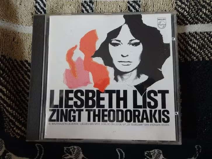 CD Liesbeth List Zingt Theodorakis , 834 912-2, Ophalen of Verzenden, Zo goed als nieuw, Levenslied of Smartlap, Album