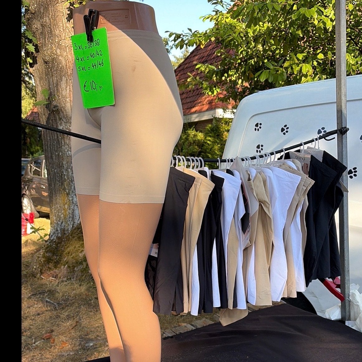 Anti schuur short in diverse maten en kleuren, Kleding | Dames, Legging, Beige, Nieuw, Overige maten