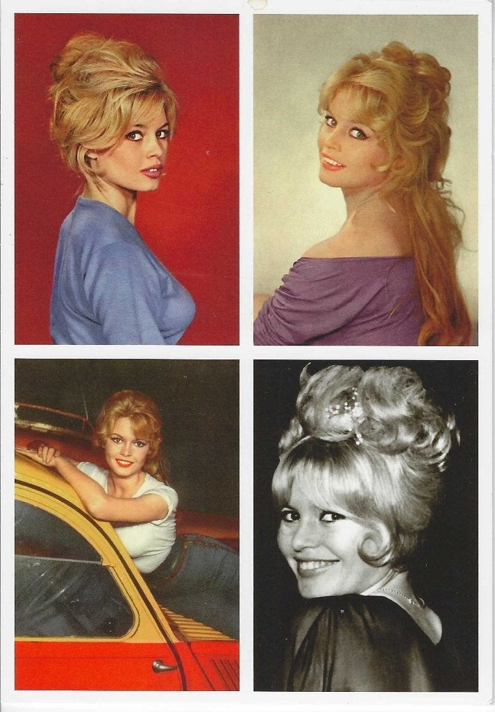 Filmsterren ansichtkaart Brigitte Bardot, Verzamelen, Verzenden, 1960 tot 1980, Ongelopen, Sterren en Beroemdheden