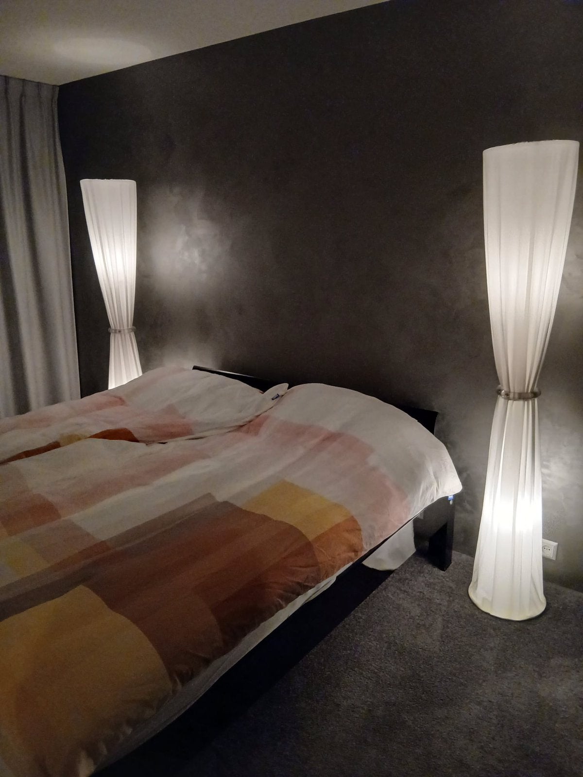 Set van 2 stijlvolle design vloerlampen – dimbaar – 175 cm, Ophalen of Verzenden
