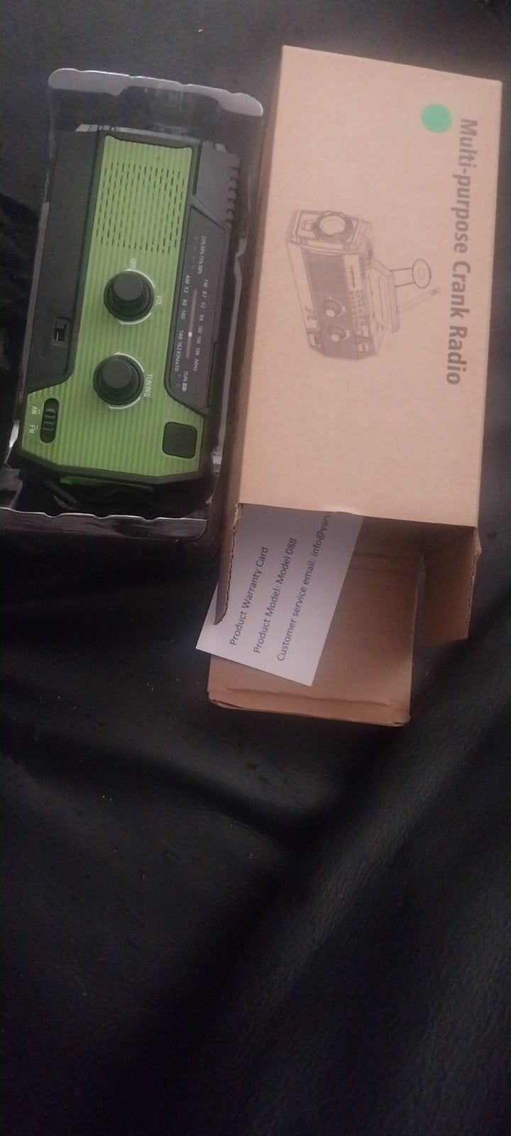 Multifunctionele Crank Radio - Ideaal voor Noodsituaties, Ophalen of Verzenden, Nieuw, Radio
