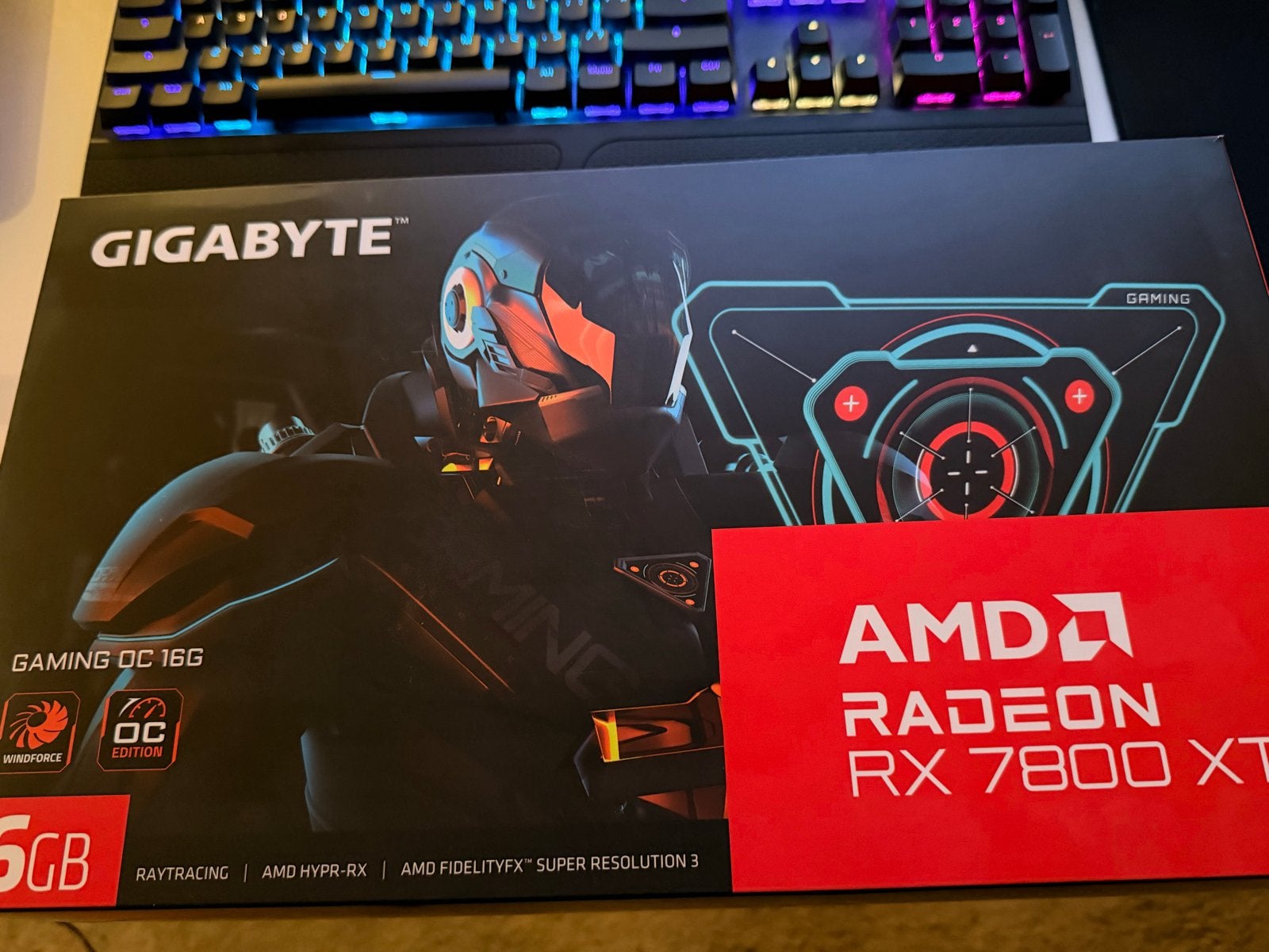 7800 XT gigabyte gaming OC, Computers en Software, Videokaarten, AMD, GDDR6, PCI-Express 4, Ophalen of Verzenden