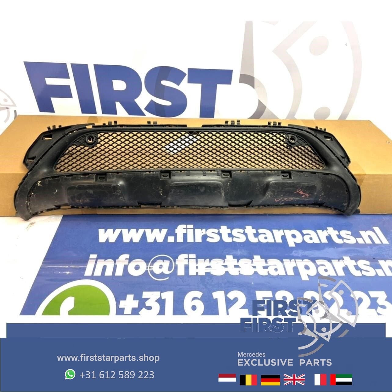 W156 X156 GLA KLASSE AMG BUMPER ROOSTER VOORBUMPER MIDDEN RO, Gebruikt, -, Ophalen of Verzenden, -