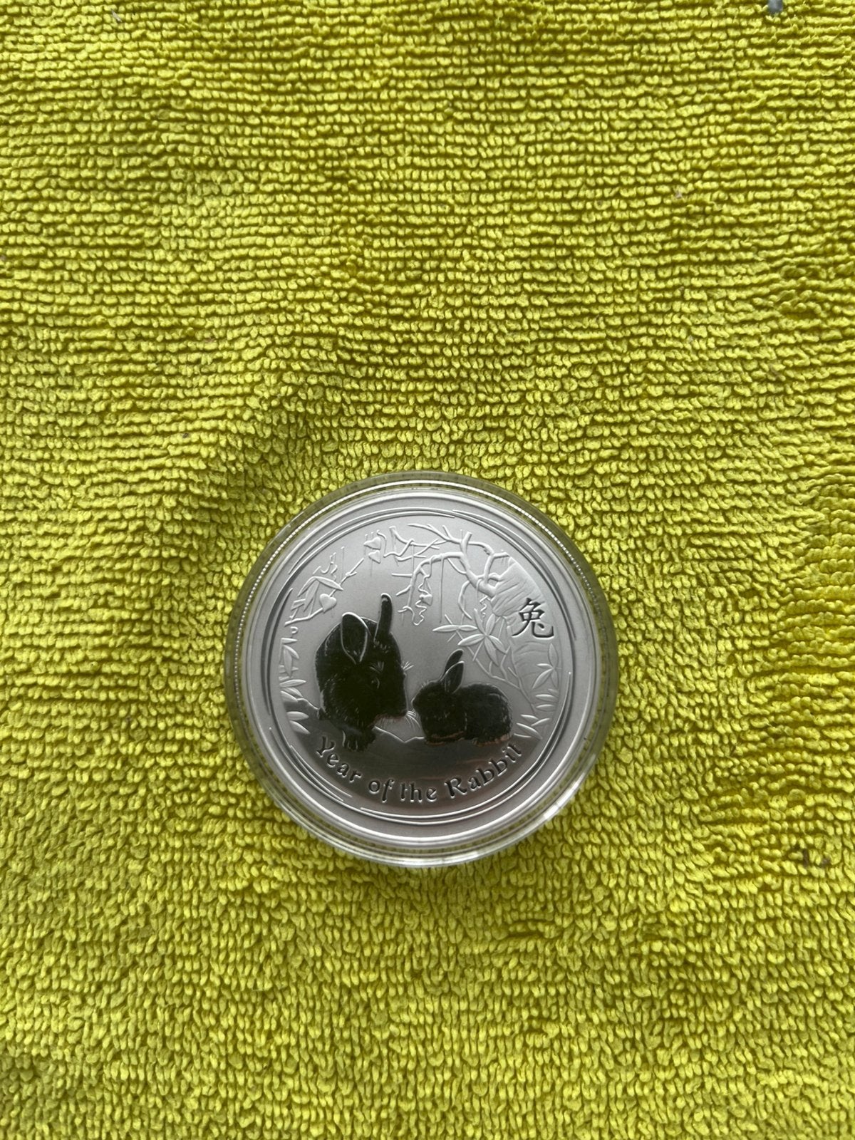 Australia 🇨🇰Lunar 2 Rabbit 🐇1 ounce 2011., Ophalen of Verzenden, Zilver