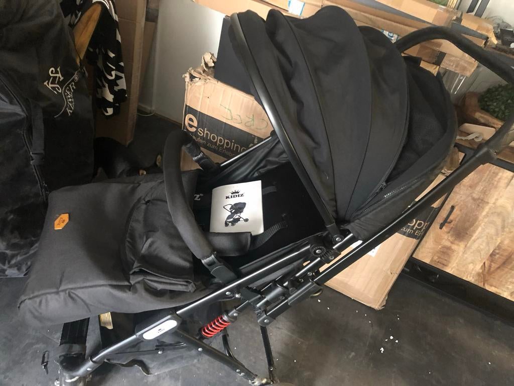 KIDIZ Buggy Zwart, Ophalen of Verzenden, Zo goed als nieuw, Overige merken, Verstelbare rugleuning