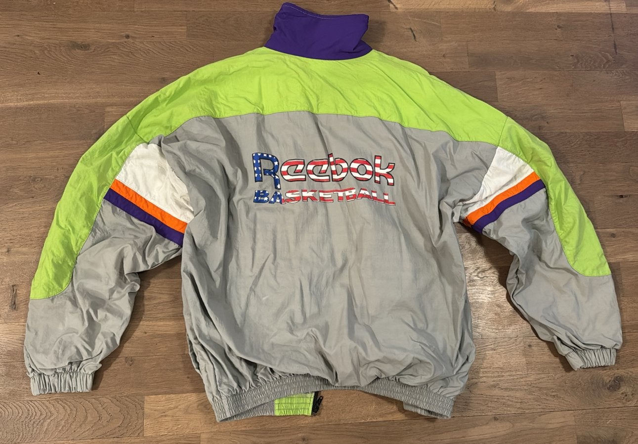 Vintage Reebok Pump basketball jack Maat L - Goede Staat, Ophalen of Verzenden, Gedragen, Maat 52/54 (L), Meerkleurig