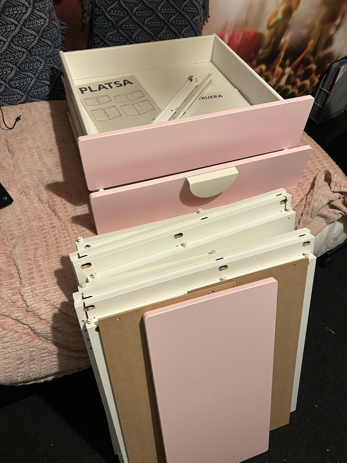 2 IKEA Stuva kasten en 2 lades en los ladefront, Ophalen, Zo goed als nieuw