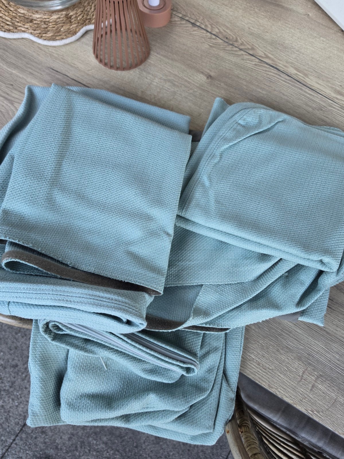 IKEA SÖDERHAMN fauteuil hoes in turquoise, Ophalen of Verzenden, Gebruikt