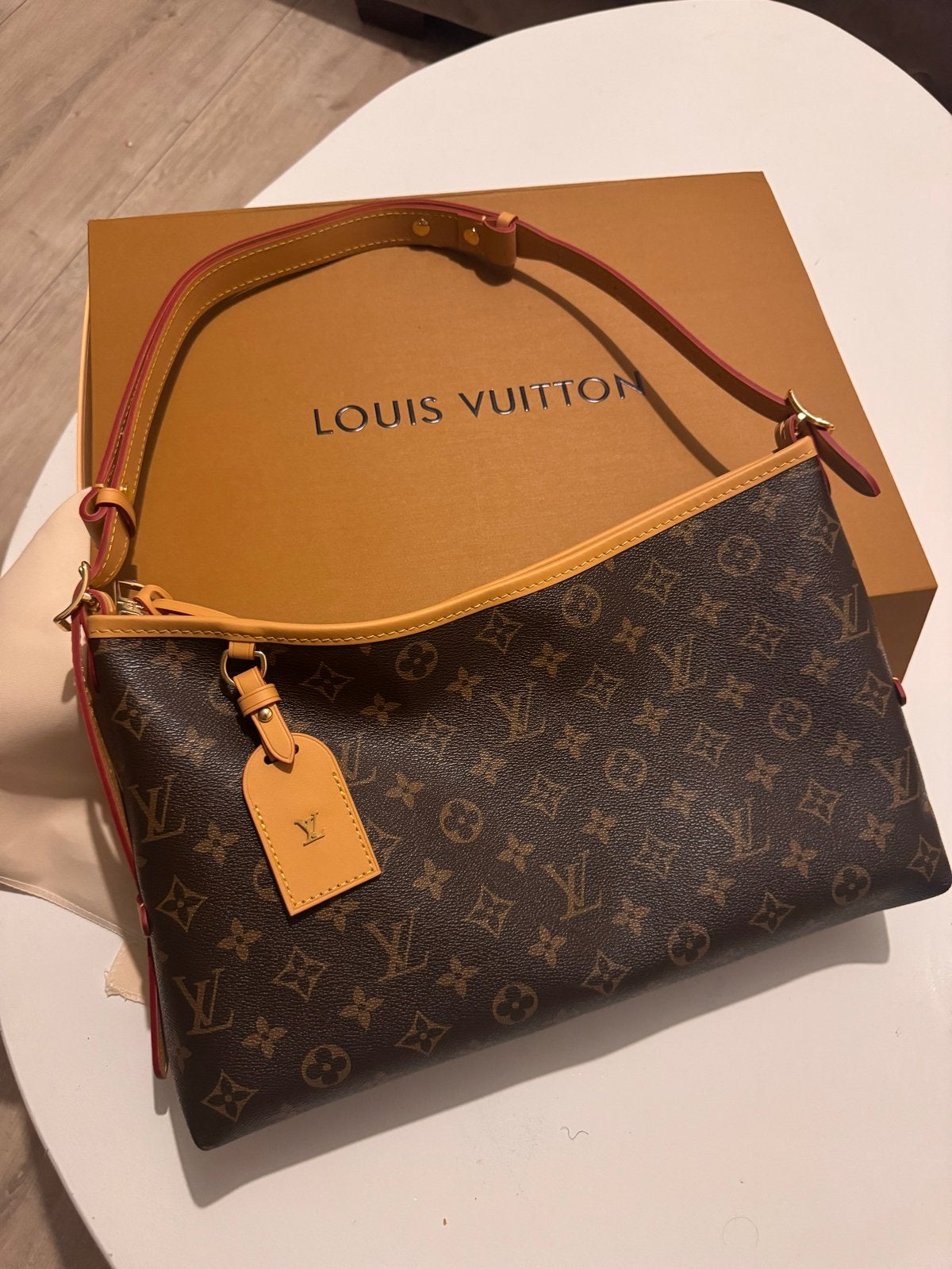 Louis Vuitton tas, Ophalen of Verzenden, Zo goed als nieuw, Bruin, Schoudertasje