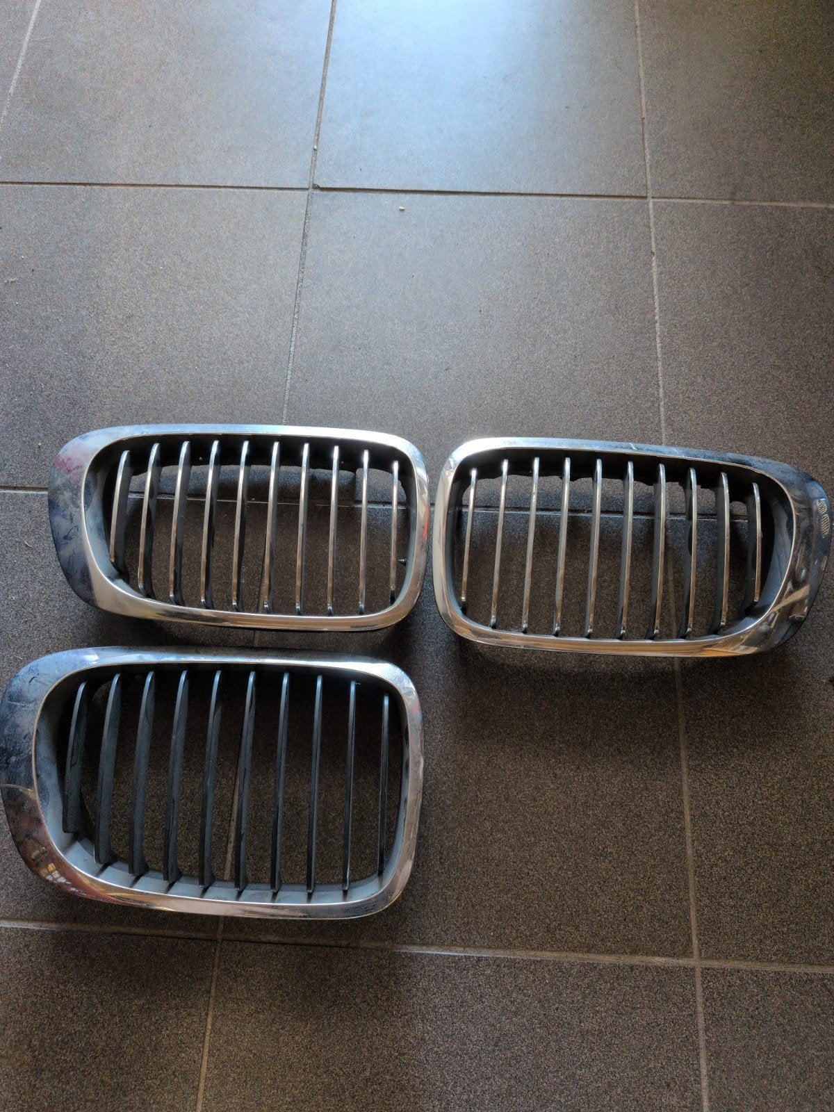 BMW E46 Coupe Nieren Grille - Chrome en Zwart, Auto-onderdelen, Gebruikt, Voor, Ophalen of Verzenden, BMW