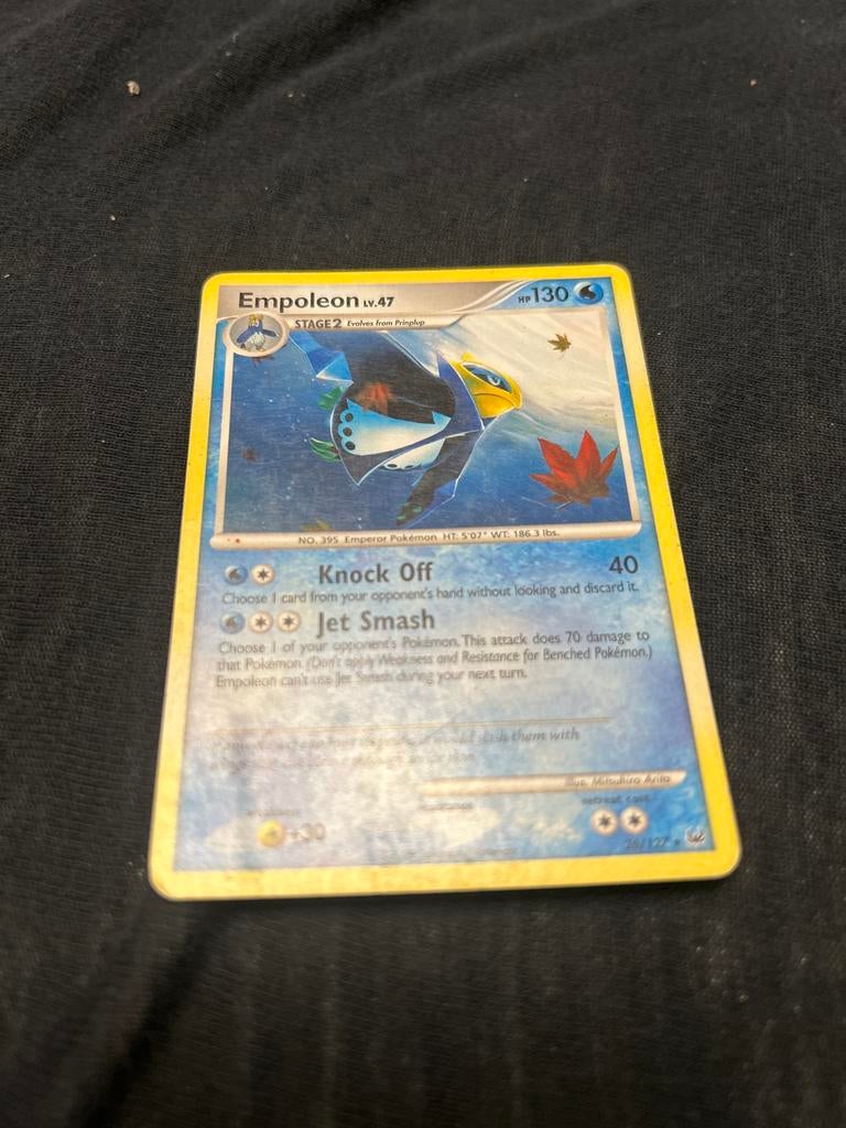 Pokemon kaart Empoleon LV.47, Ophalen of Verzenden, Gebruikt, Losse kaart