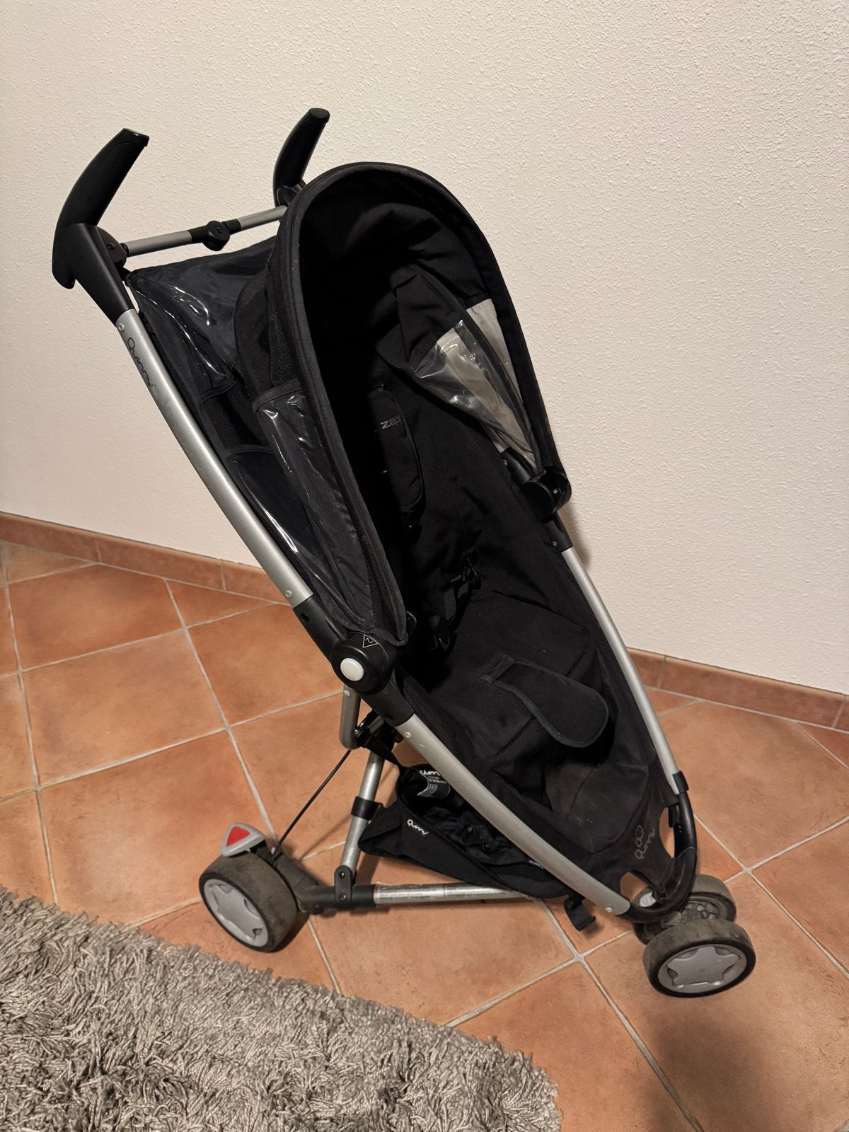 Quinny Zapp Flex Plus buggy - Zwart, Kinderen en Baby's, Buggy's, Ophalen of Verzenden, Gebruikt, Quinny