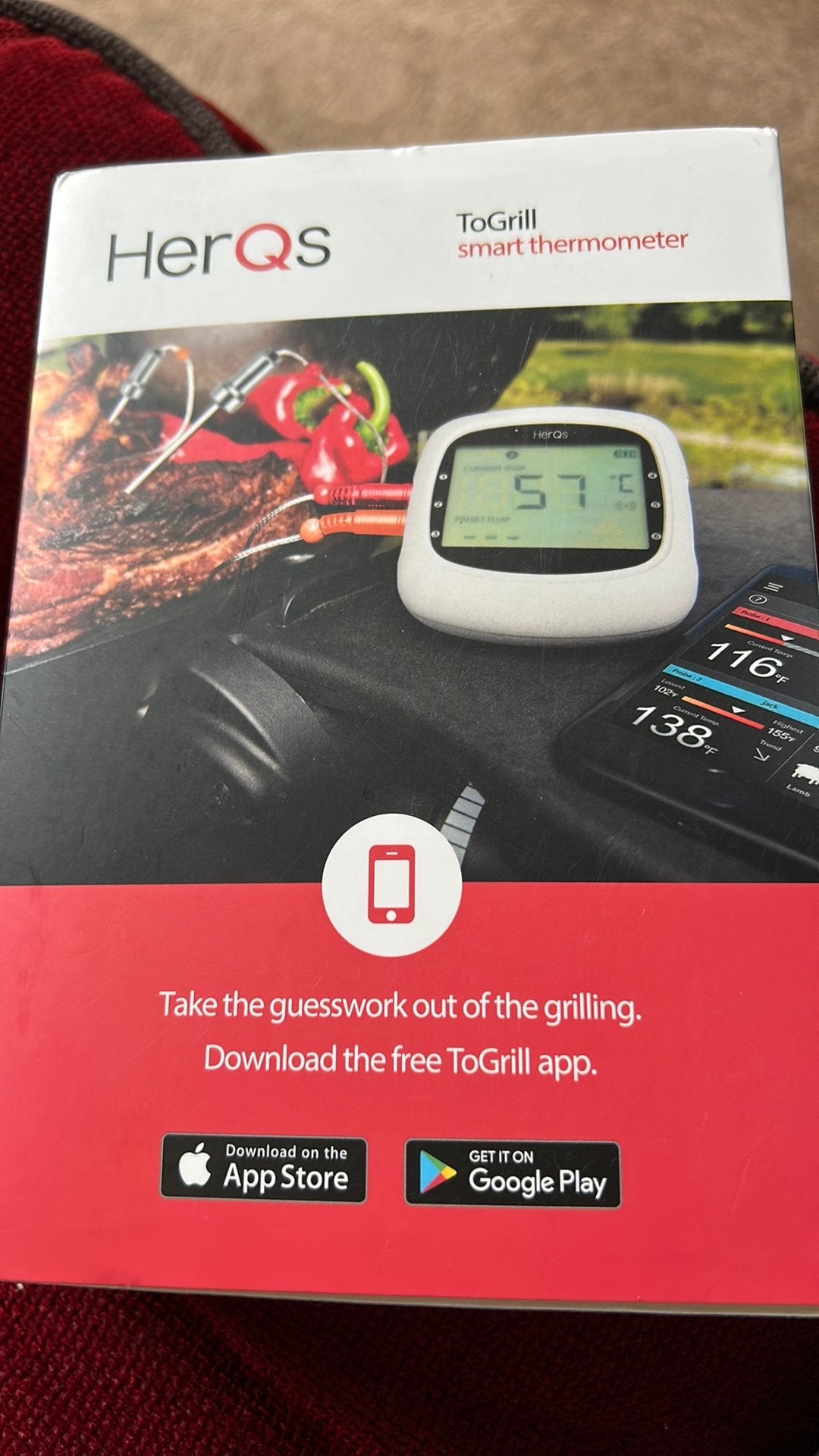 Herqs tot grill smart thermometer, Ophalen of Verzenden, Zo goed als nieuw