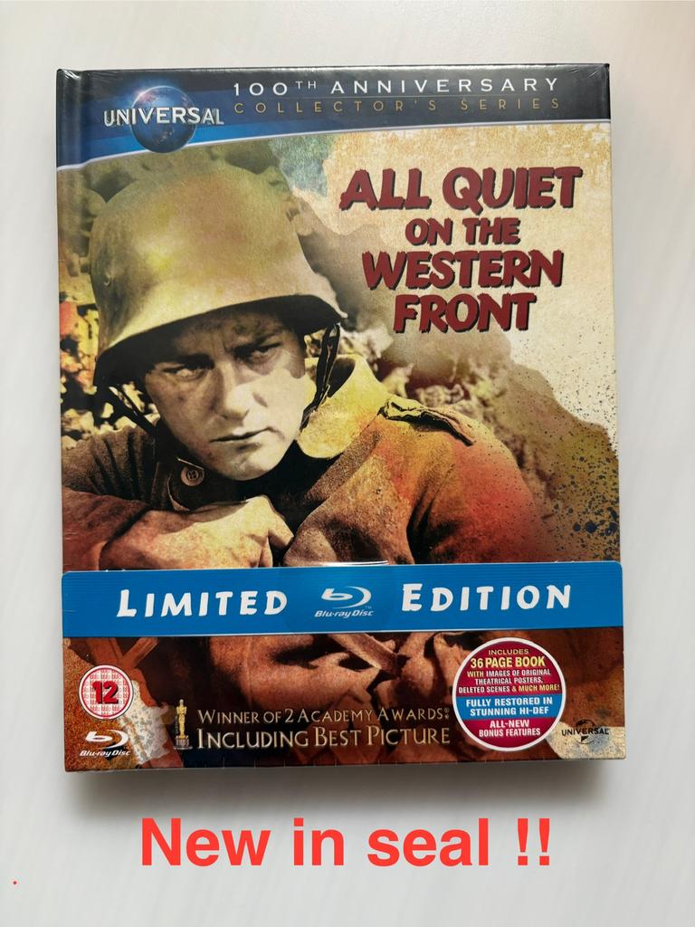 Blu ray: All Quiet On The Western Front (Limited Edition), Cd's en Dvd's, Blu-ray, Nieuw in verpakking, Ophalen of Verzenden